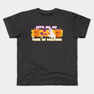 Let's All Go Trick Or Treating Kids T-Shirt